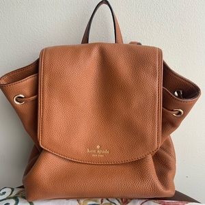 Kate Spade brown back pack purse.